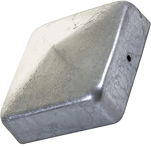 Fence Posts Caps 70mm x 70mm Metal Cap Pyramid Post Covers (Pack of: 4)