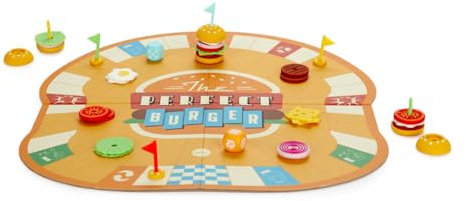 balvi Brettspiel The Perfect Burger Kreiere den besten Burger und gewinn das Spiel! Aus Kunststoff