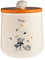 Price & Kensington Ceramic Tea Jar Woodland Airtight Lid Acorn Handle Canister Storage Container 1L, Orange, Beige, Large