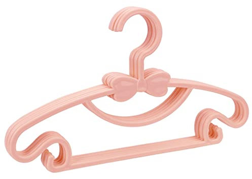 ItzZa Kinder-Kleiderbügel, 5-teilig, Wäscheständer, Kunststoff, für Kinder, Kleinkinder, Babykleidung, Kleiderbügel (Farbe: Argento, Größe: Hellgrau) (D Hellgrau)