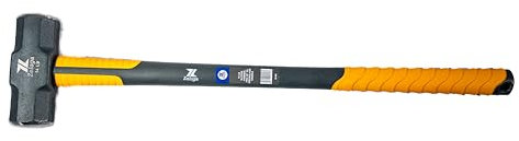 Zeluga 25-352 36in. 14 Lbs Pro Sledge and Club Hammer with 5G Fiberglass Handle, Drilling/Crack Hammer with Forged Steel Construction, Shock-resistant