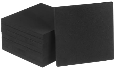 QUARKZMAN 8 Stück Gummi Schwingungsdämpfer Pads 12,7 mm dick x 152mm lang | Antivibrationsmatte Quadratische Waschmaschinen Unterlage Unterlegplatten Gummiblock für HVAC Kompressor Klimaanlage