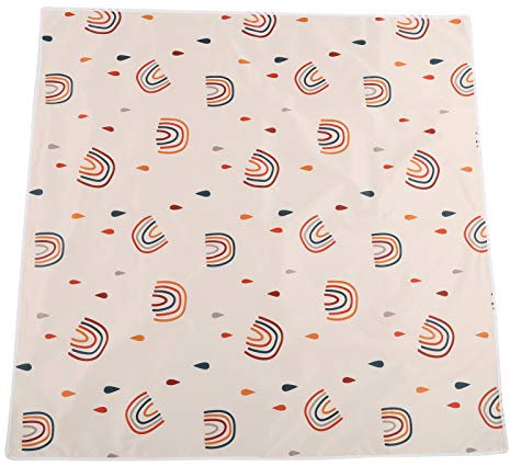 Hochstuhl Bodenmatte, 110 * 110 cm Wasserdichte Splat Bodenmatte Splat Mat Schützende Bodenspritzmatte Spill Mat Spielmatte