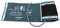 Sino-K Large Adult Reusable Blood Pressure Cuff Single Tube with Bladder 33-47cm CE/FDA Approved