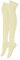 Alanna Jones Girls Ladies Women Plain Over The Knee High Microfiber Socks Cotton Rich Thigh Socks Leg Warmer for Casual Daily Wear UK Size 4-6.5 (Cream)