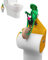 Porte-rouleau de papier toilette en forme de grenouille, support mural pour papier toilette, porte-rouleau de papier toilette, porte-papier toilette décoratif, porte-papier toilette, grenouille,