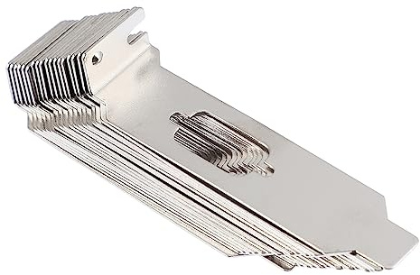 PHENOFICE 20pcs Case Pcie Back Plate Computer Case Blanks Pci Slot Blanking Plate Vga Pci Bracket