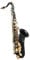 Professional Alto Saxophone in E flat Schwarzes Goldenes Tenorsaxophon Professionelles B-Saxophon Aus Messing Musikinstrument Mit Kofferzubehör(A)