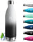 Grsta Gourde Isotherme, Gourde 1l, Gourde Inox, 24h Froid & 12h Chaud, Gourde sans Bpa, Gourde Metal, Double Vide, Gourde Sport, Facile à Transporter, Bouteille d'eau pour Bureau, Randonnée, Camping