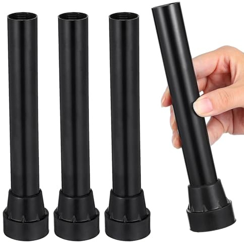 Huraoerrrr 4pcs Universal Trampolin Ersatzbeine mit Deckblocketten Edelstahl Trampolin Beinrohr Mini Trampoline Spring Teil 7in