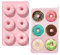 Moule Donuts Silicone, Moule Donuts, Moule à Beignets avec 6 Cavités Moules à Donuts en Silicone, Moule en Silicone,Antiadhésif Moules en Forme de Donut