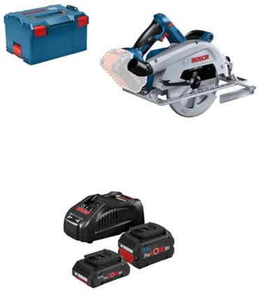 Bosch Professional BITURBO Sega circolare a batteria GKS 18V-68 C + Set di Batterie