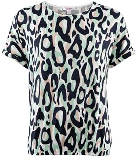 STCLEA Print Damen T-Shirt Regular Fit