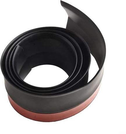 Garage Door Frame Seal Strip Weatherproof Rubber Sealing Strip Protects Indoor Garage Space from Moisture Drafts and Temperature Fluctuations (1m Black)