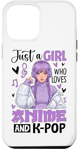 Just A Girl Who Loves Anime And K-Pop Case for iPhone 12 Pro Max