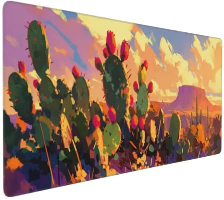 Mauspad Anlage Mousepad XXL 600x300x3mm, Farbe Mauspad Gaming mit rutschfeste Gummimatten Genähte Kanten Mousepad groß Wasserdicht Mouse Pad Schreibtisch Zubehör für Gaming, Büro, PC Zubehör 0E-926