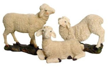 Schafe, 3tlg, geeignet für 25-30cm Figuren,