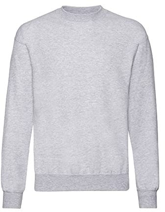 Fruit of the Loom Herren 62-202-0 Sweatshirt, grau meliert, 2X-Large