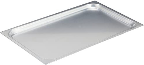 Pentole Agnelli Teglia Gastronorm 1/1, Lega Alluminio 3003, Argento, 2 cm