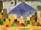 1art1 Paul Klee Der Niesen, Ägyptische Nacht, 1915, 2-Teilig Selbstklebende Fototapete Poster-Tapete 240x180 cm