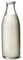 Utopia Milk Bottle 1ltr - Glass, Vintage, Retro, School Bottle with Lid