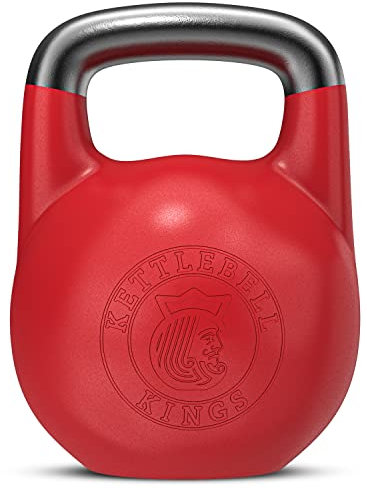 Kettlebell Kings | Competition Kettlebell Weights (8-48 KG) For Women & Men | Designed For Comfort in High Repetition Workouts | Superior Balance For Better Workouts