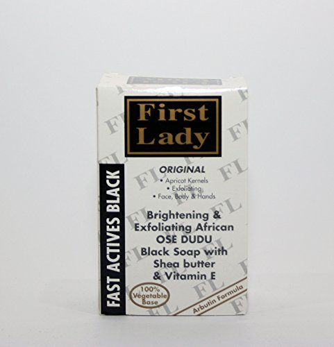 First Lady Afrikanische OSE DUDU OSUN schwarze Seife, 200 g, mit Sheabutter und Vitamin E