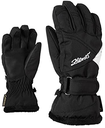 Ziener Mädchen LARA GTX GIRLS glove junior Ski-handschuhe / Wintersport | wasserdicht atmungsaktiv, black, 6