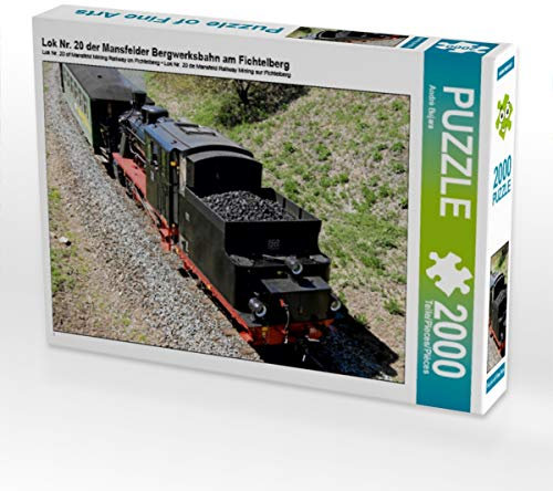 CALVENDO Puzzle Lok Nr. 20 der Mansfelder Bergwerksbahn am Fichtelberg 2000 Teile Puzzle quer | Lege-Größe cm Foto-Puzzle für glückliche Stunden
