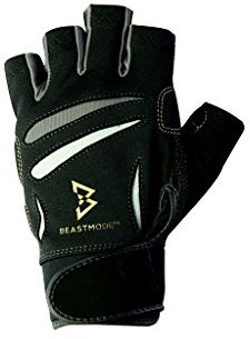 Bionic Beastmode Halbfinger-Fitness-Handschuhe für Herren, Größe L