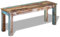 vidaXL Massivholz Bank Antik 110x35x45cm Sitzbank Holzbank Wartebank Sitzmöbel