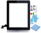 Genieforce Premium Retina Touchscreen Glas Digitizer für iPad 2 Display, MFC Flexkabel, Homebutton - inkl. 9-in-1 Profi Werkzeugsset - SCHWARZ Black