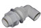 Solvent Weld 21.5mm Overflow Pipe Bent Tank Connector - Pack of 2