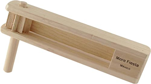 Large Wooden Mexican Matraca Noisemaker - 11 Long Ratchet