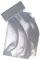 Fine Art Encaustic Wachsfarbe, Künstlerwachs, großer Block 75x26x26 mm, 60 ml (Grau)
