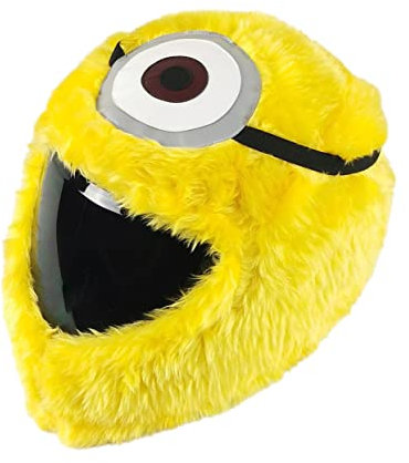 FunnyRiders Motorradhelm Überzug Plüsch - Helm Cover - Lustig Motorrad Zubehör - Hergestellt in Polen