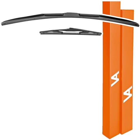 VIA ALBION® Wiper Blades for TOYOTA YARIS Mk3 (2012-2020) – All-Weather Set of Front & Rear Wipers