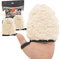 Maxshine Microfiber Wash Mitt - - Finger Wheel Car Wash Mitt and Dusting Mitt for Car Detailing, 2pcs/Pack Car Wash Glove for Small Areas, Car Detailing Accessories and Supplies