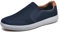 Puxowe Zapatillas para Hombre Malla Slip On Zapatos Deportivas Verano Plano Bambas 40 EU Navy