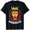 Marokko Trikot Fußball Marokko Flagge Marokko Löwe Herren Damen T-Shirt