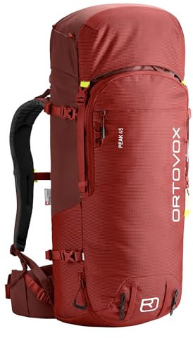 ORTOVOX Unisex Peak 45 Sports Backpack, Cengia Rossa