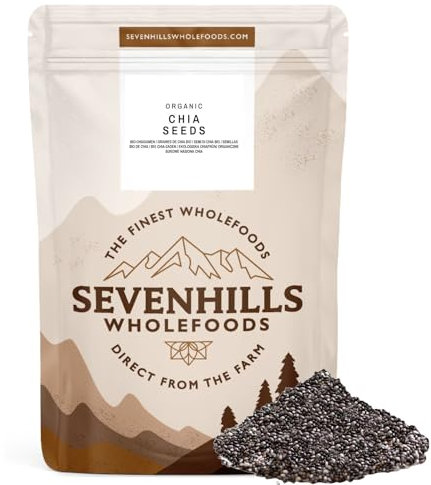 Sevenhills Wholefoods Semi di Chia Crudi Biologici 1.8kg