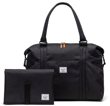 Herschel Unisex Strand Duffle Diaper Bag Black Standard - 24L