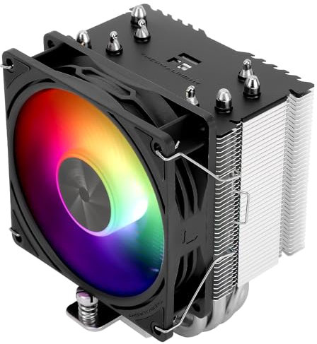 Thermalright Assassin X 90 SE ARGB CPU Air Cooler, AX90SE ARGB, 2200RPM Speed,4 Heat Pipes, 92mm PWM Quiet Fan CPU Cooler, 118mm High,for AMD AM4 AM5/Intel 1700/1150/1151/1200, CPU PC Cooling