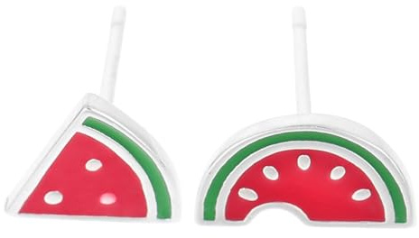 LIFKOME Wassermelonenohrringe Damen Ohrstecker Kleine Frucht Ohrringe Leicht Und Hypoallergen Für Sommer Freizeit Party Festival Geschenk Für Frauen