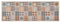 Gecheer Alfombra de cocina lavable mosaico a colores 60 x 300 cm