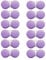 Erewa 12 Pack Contact lens case Contact Lens Holder Box Soak Storage Kit(Purple)