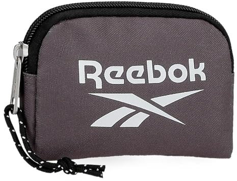Reebok Boston Porte-Monnaie Gris 12 x 8 x 2 cm Polyester by Joumma Bags, Gris, Porte-Monnaie