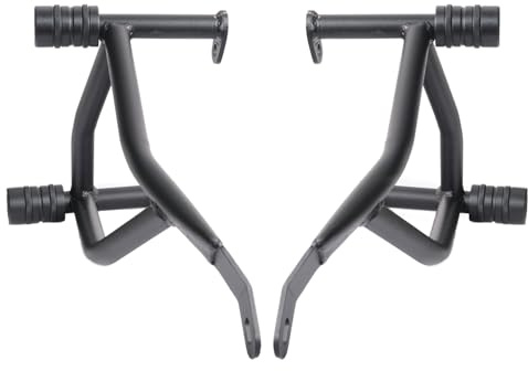 GP Kompozit Motorschutz Sturzbügelschutz Schwarz Kompatibel für Husqvarna Svartpilen 250 Svartpilen 401 / Vitpilen 401 2024