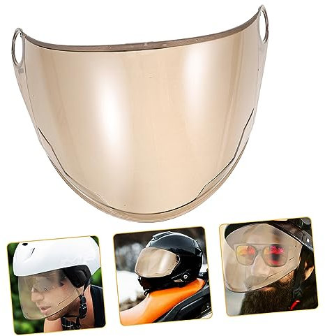 Motorradhelm Ersatz Helmvisier aus Acryl für Integralhelme, Klare